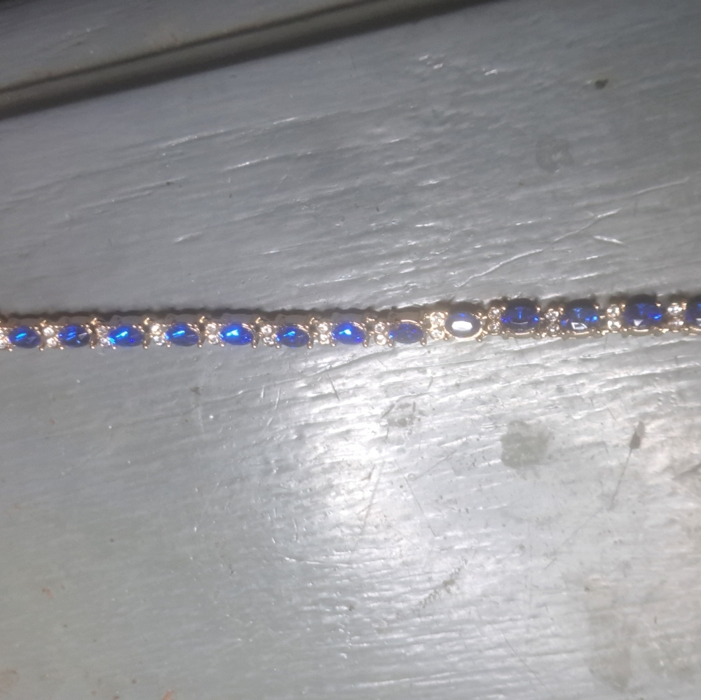 Elegant Blue Crystal Bracelet GP